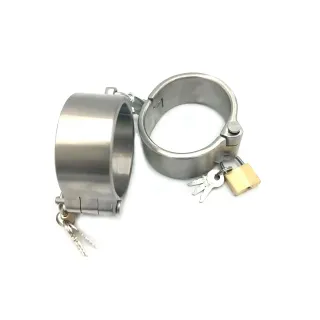 ブラックエンペラー BDSM 取り外し可能な手首 ステンレススチール リスト セックス 手錠 アダルト製品 卸売