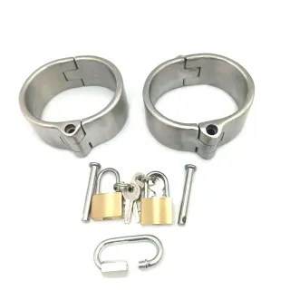 ブラックエンペラー BDSM 取り外し可能な手首 ステンレススチール リスト セックス 手錠 アダルト製品 卸売