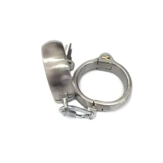 Black Emperor's Neue Edelstahl Gebogene Ovale Handschellen BDSM Fetisch Rollenspiele Erwachsene Spielzeug Großhandel