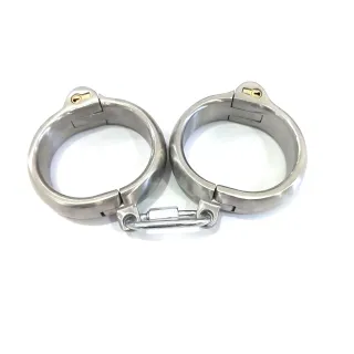 Black Emperor's Neue Edelstahl Gebogene Ovale Handschellen BDSM Fetisch Rollenspiele Erwachsene Spielzeug Großhandel