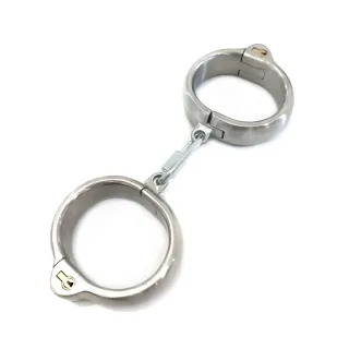 Black Emperor's Neue Edelstahl Gebogene Ovale Handschellen BDSM Fetisch Rollenspiele Erwachsene Spielzeug Großhandel