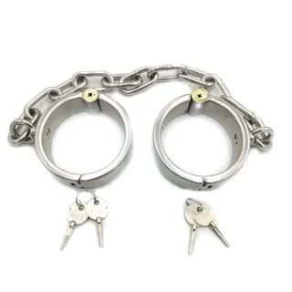 ブラックエンペラーの本物のラウンドラウンドロックアンクルステンレススチールアンクレット