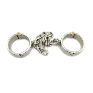 ブラックエンペラーの本物のラウンドラウンドロックアンクルステンレススチールアンクレット