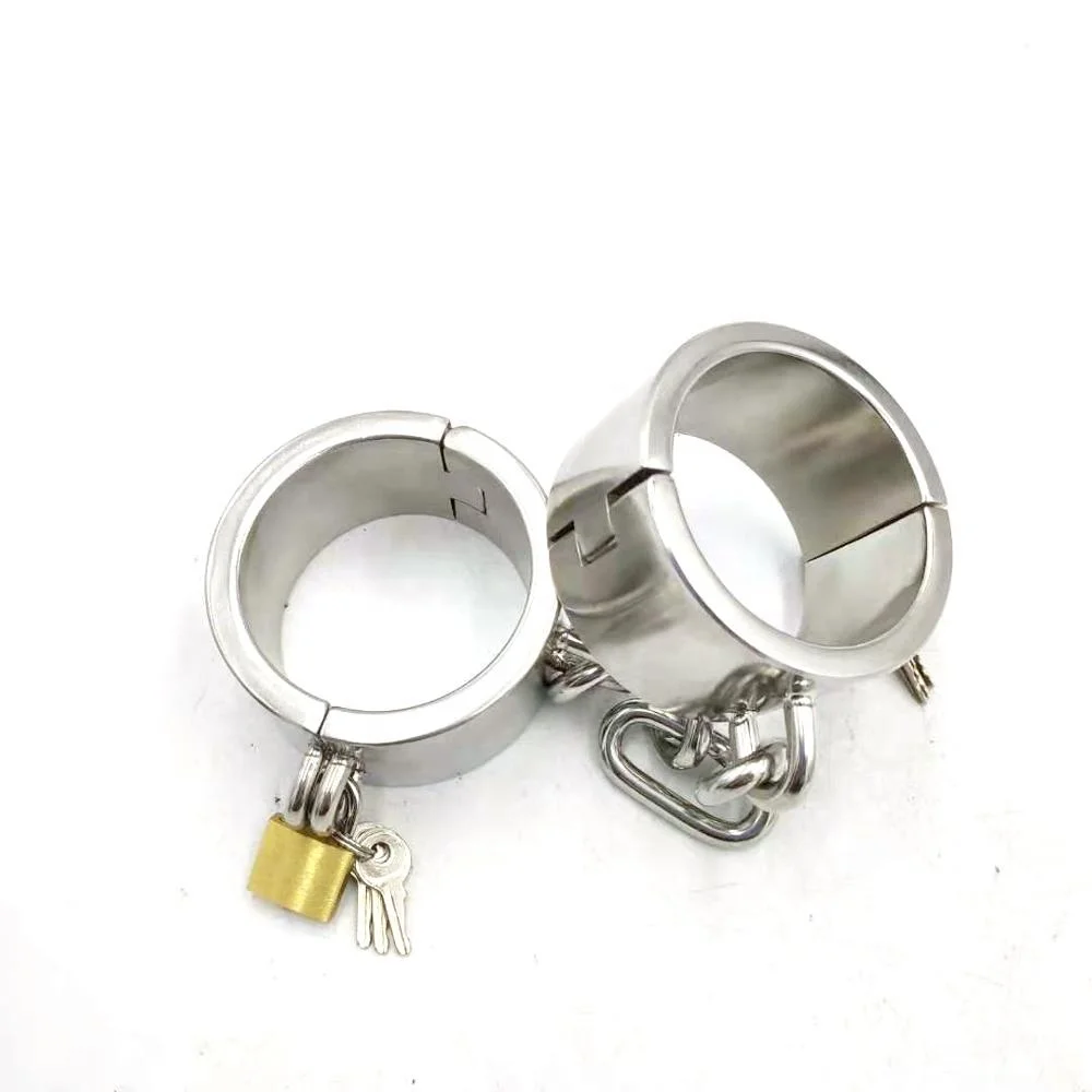 Black Emperor's Neue Fußfesseln aus Edelstahl, Sexspielzeug für Erwachsene, Fußfesseln für Männer und Frauen, Sexspiele, SM-Sex-Handschellen