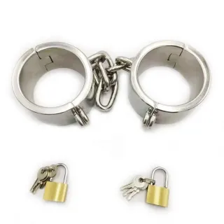 Black Emperor's Neue Fußfesseln aus Edelstahl, Sexspielzeug für Erwachsene, Fußfesseln für Männer und Frauen, Sexspiele, SM-Sex-Handschellen