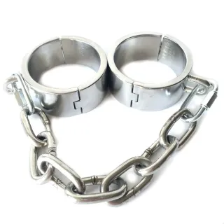 Black Emperor's Neue Fußfesseln aus Edelstahl, Sexspielzeug für Erwachsene, Fußfesseln für Männer und Frauen, Sexspiele, SM-Sex-Handschellen