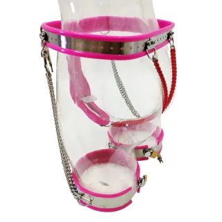 ブラックエンペラーSM女性ステンレススチール貞操ロック付きアンチウルフ脱線拘束太ももセット快適な大人のおもちゃ