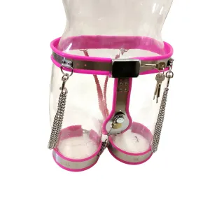 ブラックエンペラーSM女性ステンレススチール貞操ロック付きアンチウルフ脱線拘束太ももセット快適な大人のおもちゃ