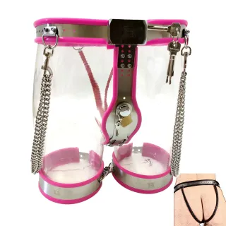 ブラックエンペラーSM女性ステンレススチール貞操ロック付きアンチウルフ脱線拘束太ももセット快適な大人のおもちゃ