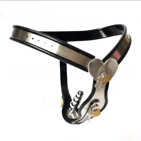 Heißer Keuschheitsgürtel Frau Edelstahl BDSM Bondage Fesseln Fetischkleidung Weiblicher Keuschheitsgürtel Sexsklavin Erwachsene Gemes für Frauen