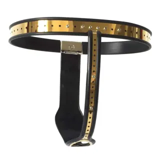 ブラックエンペラー女性貞操帯大人のセックス玩具女性T字型目に見えない貞操ロック