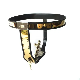 ブラックエンペラー女性貞操帯大人のセックス玩具女性T字型目に見えない貞操ロック