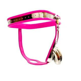 Neue Ankunft T3 Keuschheitshöschen Metall Cock Cage Edelstahl Keuschheitsgürtel Schloss Bondage Gerät Peniskäfig Sexspielzeug für Männer