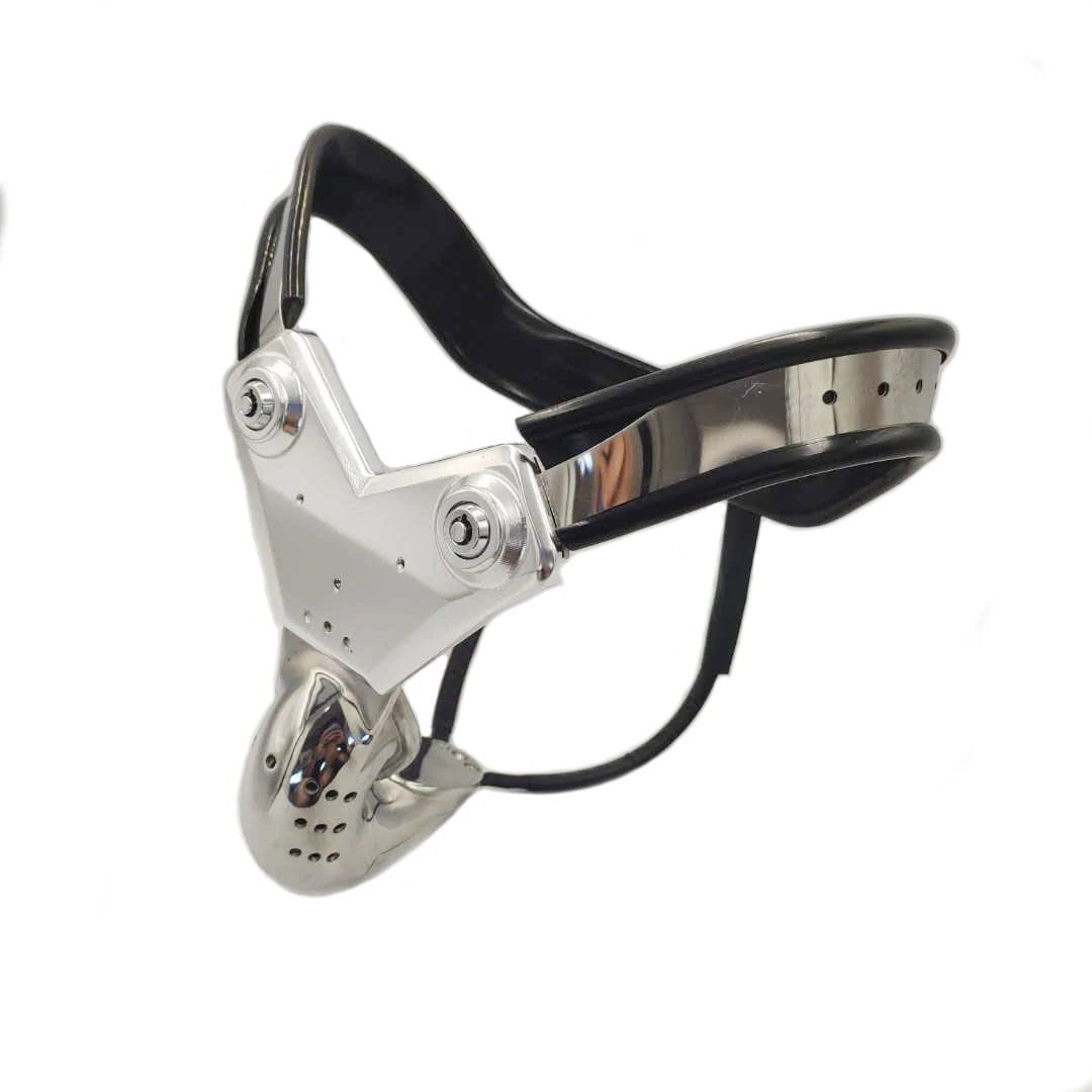 Black Emperor Männlicher Keuschheitskäfig im Doppelstahldraht-Stil, Bondage-Gerät, Peniskäfig, Sexspielzeug, Großhandel für Erwachsene