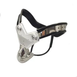 Black Emperor Männlicher Keuschheitskäfig im Doppelstahldraht-Stil, Bondage-Gerät, Peniskäfig, Sexspielzeug, Großhandel für Erwachsene