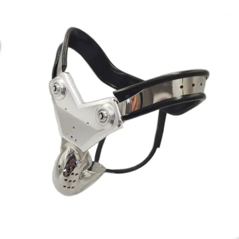 Black Emperor Male Double Steel Wire Style Chastity Cock Cage Bondage Device Penis Cage Sex Toys Wholesale of Adult Product