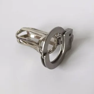 Neuer verstellbarer Kartenring aus Metall für männliche Keuschheitsgürtel, Peniskäfig, Peniskäfig, Penisschloss, Keuschheitskäfig, Penisringe für den Mann