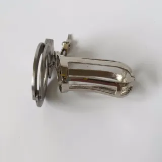 Neuer verstellbarer Kartenring aus Metall für männliche Keuschheitsgürtel, Peniskäfig, Peniskäfig, Penisschloss, Keuschheitskäfig, Penisringe für den Mann