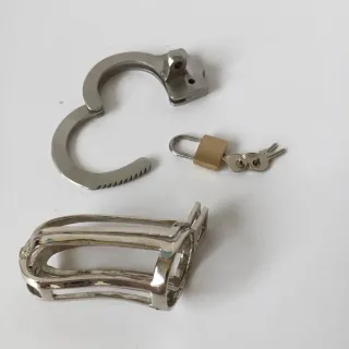 Neuer verstellbarer Kartenring aus Metall für männliche Keuschheitsgürtel, Peniskäfig, Peniskäfig, Penisschloss, Keuschheitskäfig, Penisringe für den Mann