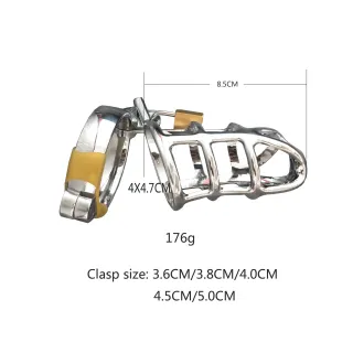 ステンレススチール貞操ロック合金ペニスロックリング金属通気性タイプ工場価格は安く、品質は良いセックス玩具