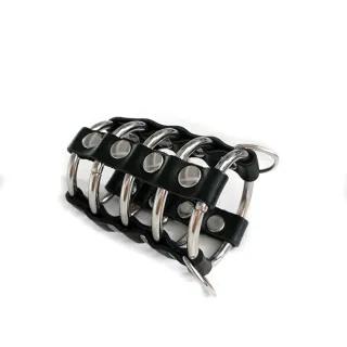 Black Emperor SM Interesse Penis Lock Ring Leder Phallus Bondage