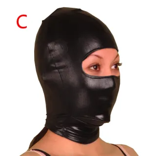 Black Emperor SM Fun Glue Kopfbedeckung, Erstickungsbondage, Spiele für Erwachsene für Männer und Frauen, lustiges Spielzeug, schwarz elastisch, sicher