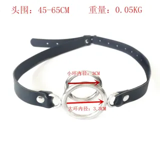 ステンレススチール ダブルリングギャグ オープンマウスギャグ BDSM ボンデージ 拘束具 マウスフレイル ボンデージ ギャグ フェチ 大人用ゲーム カップル向け