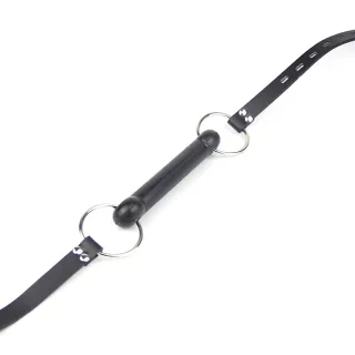 Hot Black Sex Bondage Kunstleder Stick Mundknebel Hundeknochen Harness Stick Gag Fetisch Sexspielzeug Erwachsene Produktspiele