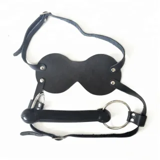 レザーボンデージギャグマウスBDSMおもちゃオープンマウスギャグボールボンデージ拘束セックスゲーム大人のセックスおもちゃカップル用