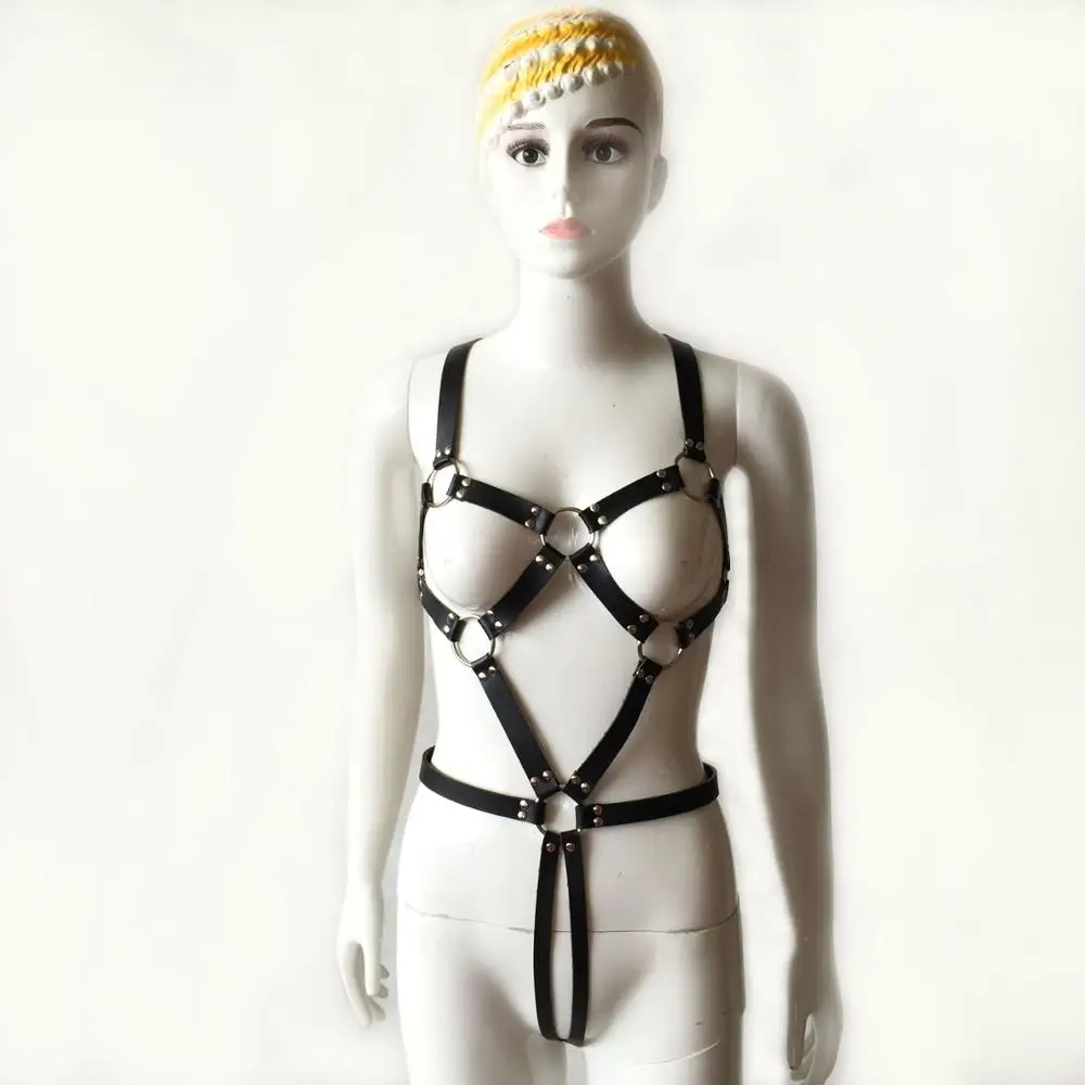 Erotische Dessous Leder Bondage Harness Frauen Gürtel Strap Bondage Fesseln Fetisch Wear Sex Spielzeug für Paare Sex Produkte
