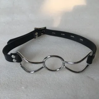 Lederflegel aus Legierung, Doppelkreis, Schmetterlingstyp, Plug. SM stimuliert Spielzeug, Sexprodukte