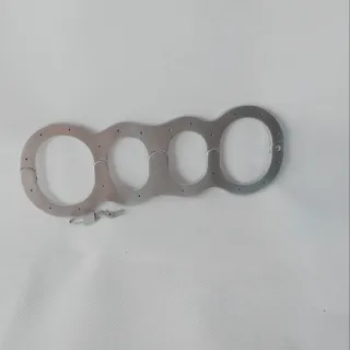 代替の楽しいおもちゃ BDSM ステンレススチール 手足拘束 フェティシズム 奴隷 手錠 足手錠 セックス玩具