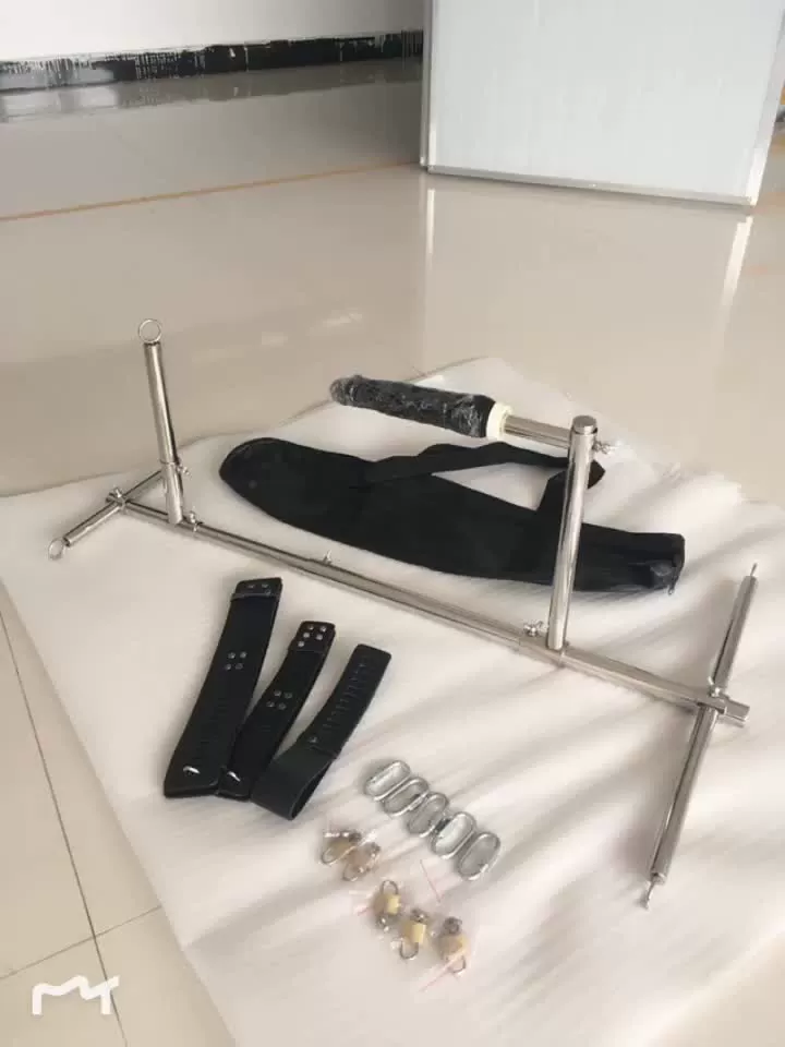 フェチ BDSM ボンデージ ステンレススチール レザーハーネス ハンド 足首 首輪 ディルド ペニス おもちゃ