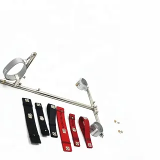 フェチ BDSM ボンデージ ステンレススチール レザーハーネス ハンド 足首 首輪 ディルド ペニス おもちゃ