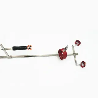 フェチ BDSM ボンデージ ステンレススチール レザーハーネス ハンド 足首 首輪 ディルド ペニス おもちゃ