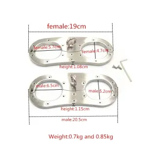 Neuer heißer Verkauf Alternative Spaß Spielzeug BDSM Edelstahl Handfessel Fetischismus Slave Handschellen Sexspielzeug