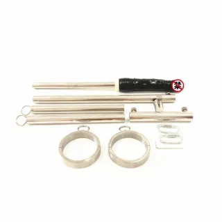 売れ筋ステンレススチールK9固定具BDSM拘束脚カバー開脚装置セックス奴隷とディルドフェチ玩具