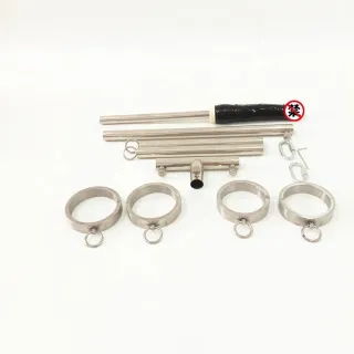 売れ筋ステンレススチールK9固定具BDSM拘束脚カバー開脚装置セックス奴隷とディルドフェチ玩具