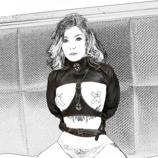 PUレザーボンデージオープンチェストネックボディハーネスフェチ拘束ストラップベルトセックスゲームハンドボンデージ大人用製品おもちゃ女性用