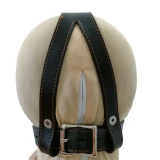 Neuer Stil Leder Harness Bondage Gürtel Mundknebel Silikon Ball Erwachsene BDSM Fetisch Gags Sex Produkte für Frau Erotikspielzeug