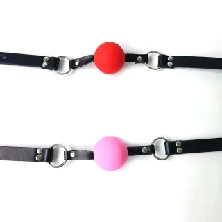 Black Emperor New Leather Mouth Plug Adult Fun Toy Mouth Plug Safety and Health Popular Style