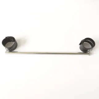 Neueste feste Handschellen Leder Bondage Eisen Metall Kette Fesseln Sex Fesseln Spielzeug für Erwachsene