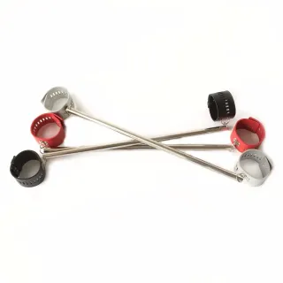 Neueste feste Handschellen Leder Bondage Eisen Metall Kette Fesseln Sex Fesseln Spielzeug für Erwachsene