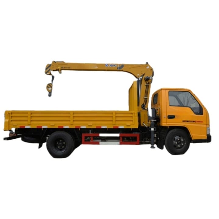 JMC one cab 2-ton XCMG truck-mounted crane