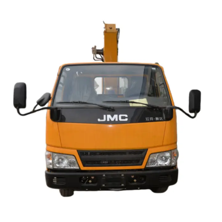 JMC one cab 2-ton XCMG truck-mounted crane