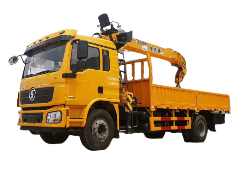 SHACMAN 4x2 Delong Crane Transporter