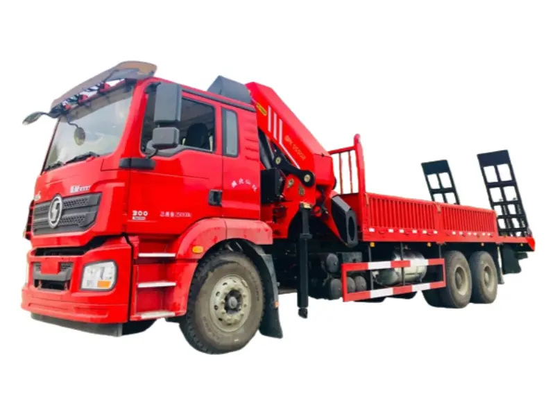 SHACMAN Delong Ladder-Equipped Crane Truck