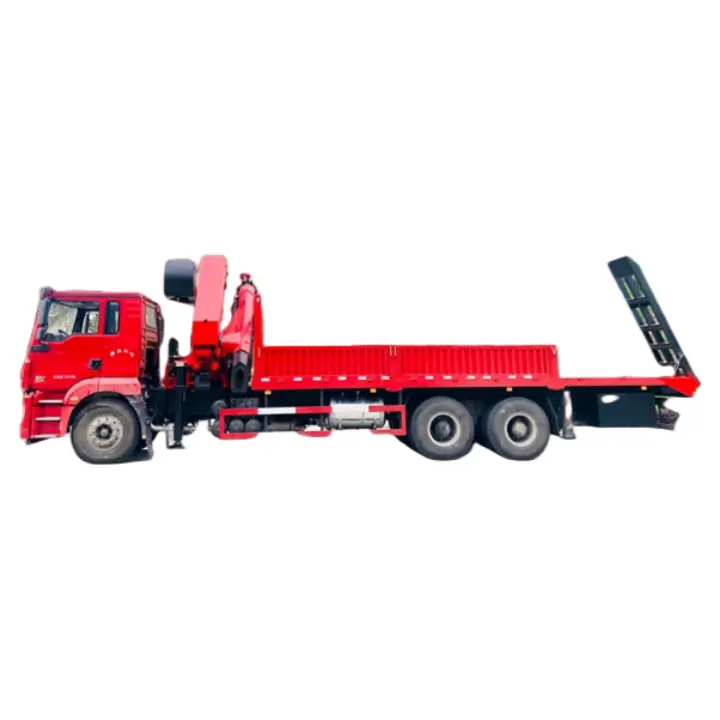 SHACMAN Delong Ladder-Equipped Crane Truck