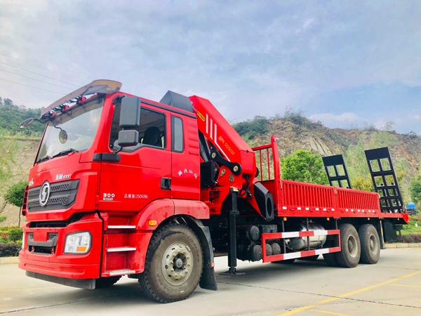 Ladder-Equipped Crane Truck
