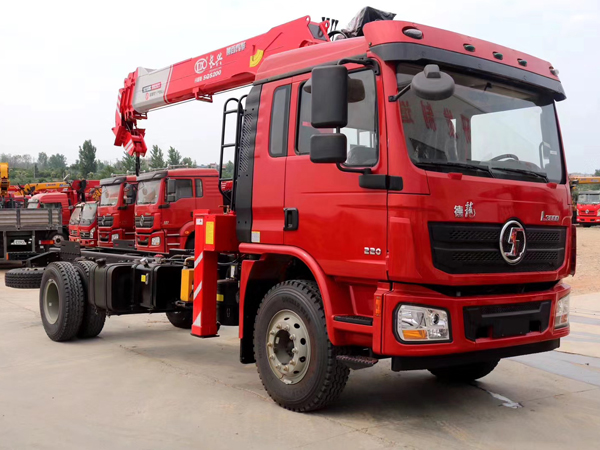 SHACMAN 4x2 Delong Crane